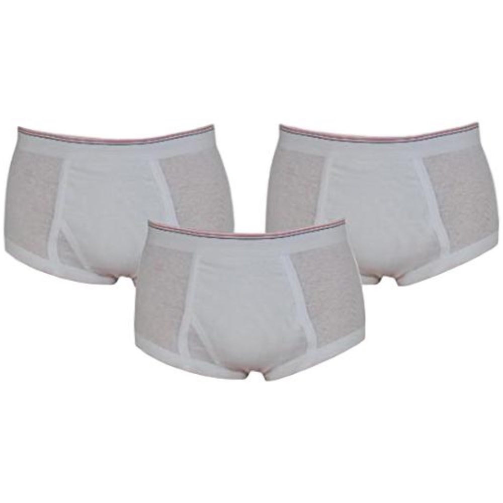 Power Club 2 Sets Men's Briefs 3 Pack 100% Cotton L